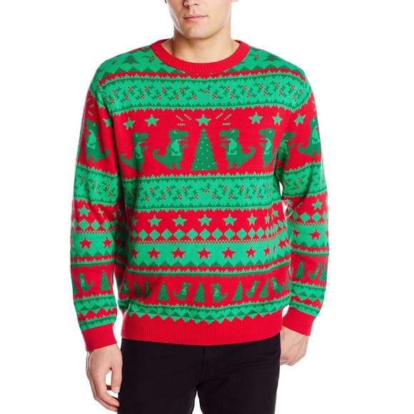 •SOLD• Alex Stevens Dinosaur Christmas Sweater - Picture 3 of 8